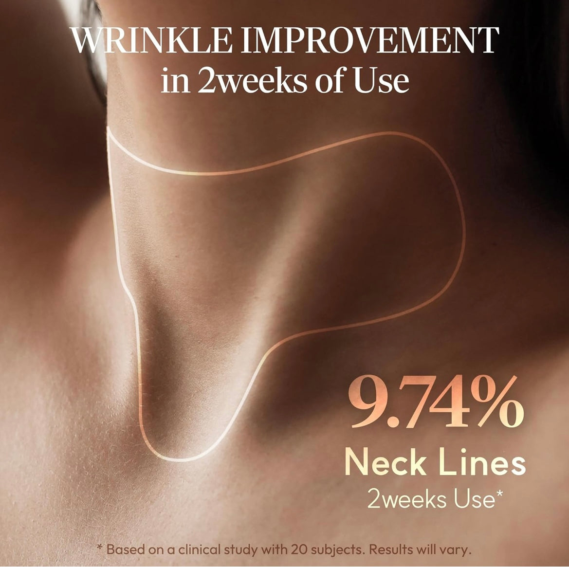 Wrinkle Repair Hydrogel Collagen Neck Mask preventing thermal aging wrinkle improvement