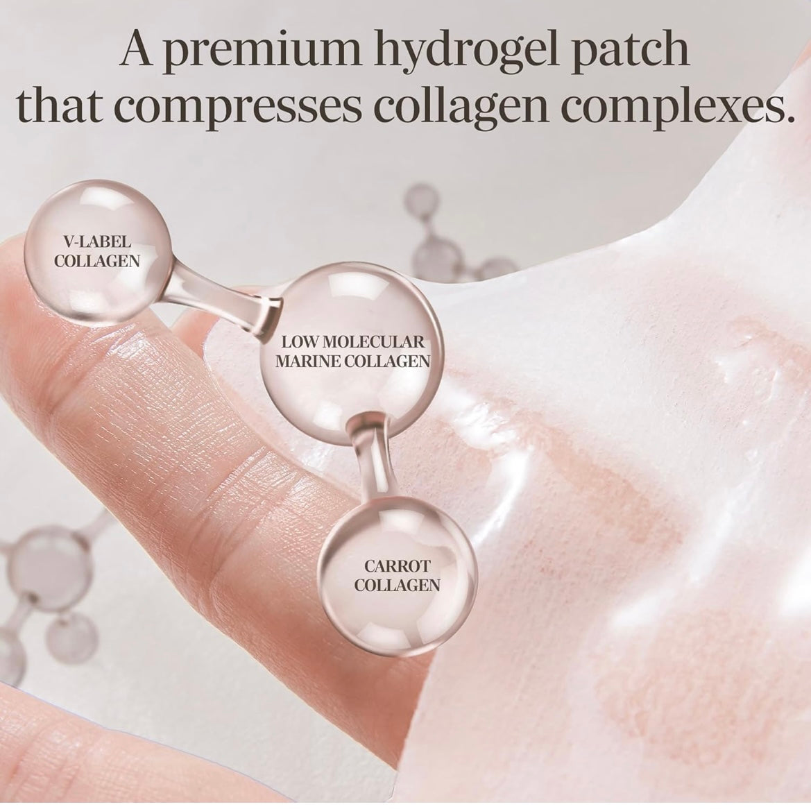 Wrinkle Repair Hydrogel Collagen Neck Mask preventing thermal aging wrinkle improvement