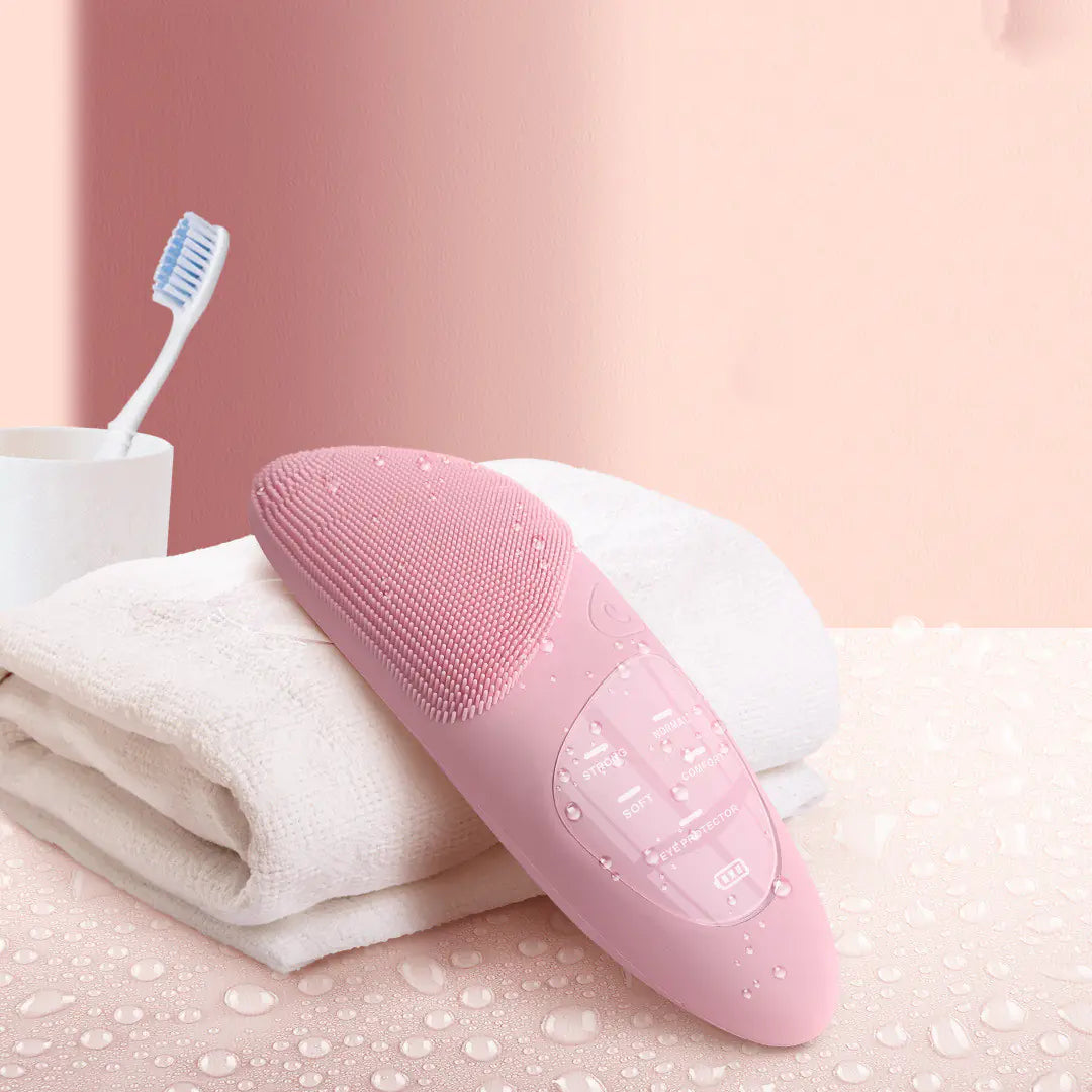 Rechargeable Silicone Facial Cleansing exfoliating scrubber