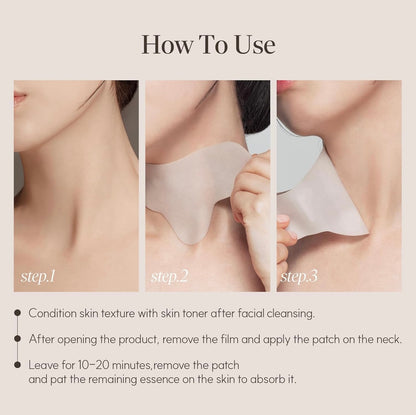 Wrinkle Repair Hydrogel Collagen Neck Mask preventing thermal aging wrinkle improvement